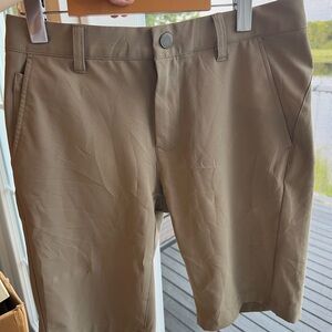 Bonobos Golf Performance Shorts | Khaki Tan 29 Slim 10” Inseam